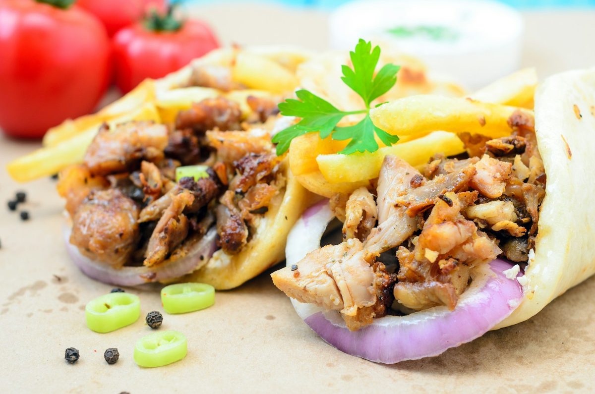 Wrap poulet épicé